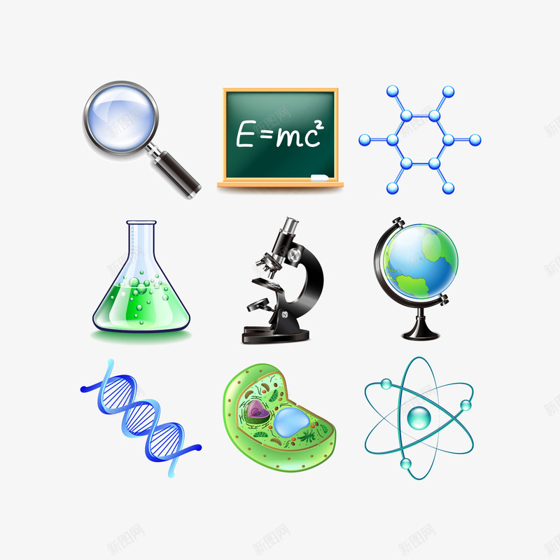 创意基因png免抠素材_新图网 https://ixintu.com EPS 基因 科学