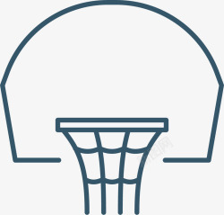 篮球icon篮球框图标高清图片