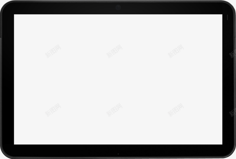平板电脑png免抠素材_新图网 https://ixintu.com 平板电脑 显示屏 黑色