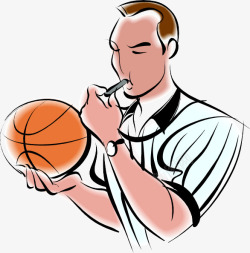 篮球教练素材