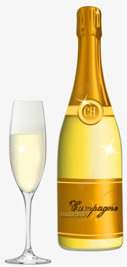 酒杯白葡萄酒西洋香槟酒高清图片