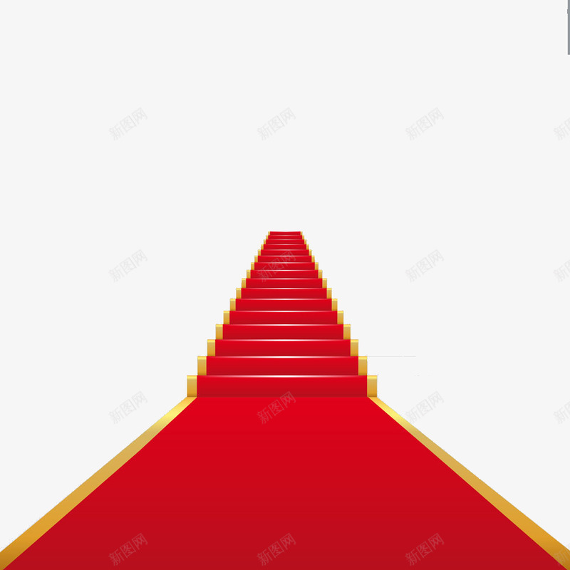 阶梯上的红毯png免抠素材_新图网 https://ixintu.com 地毯 红毯 阶梯
