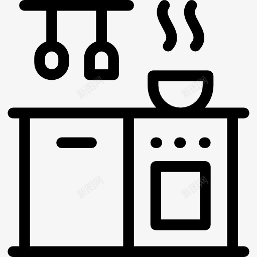 固定的早餐图标png_新图网 https://ixintu.com 做饭 厨房包 厨房工具 厨房用具 炉灶