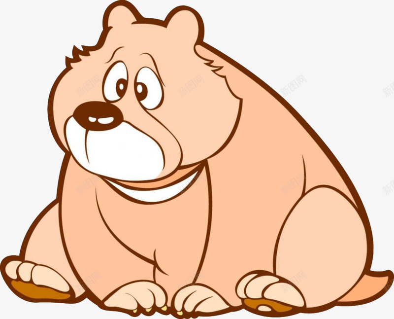 卡通熊png免抠素材_新图网 https://ixintu.com 卡通 抓气球的熊 棕色 狗熊