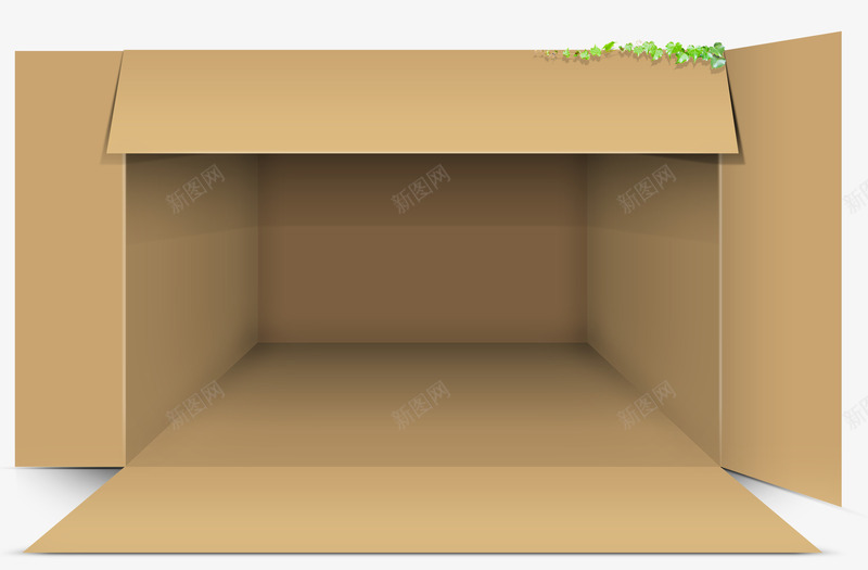 纸制纸箱psd免抠素材_新图网 https://ixintu.com 棕色 箱子 纸制 纸箱