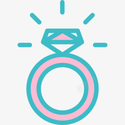 钻石戒指订婚钻石戒指图标高清图片