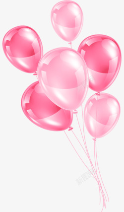 情人节漂浮气球高清图片