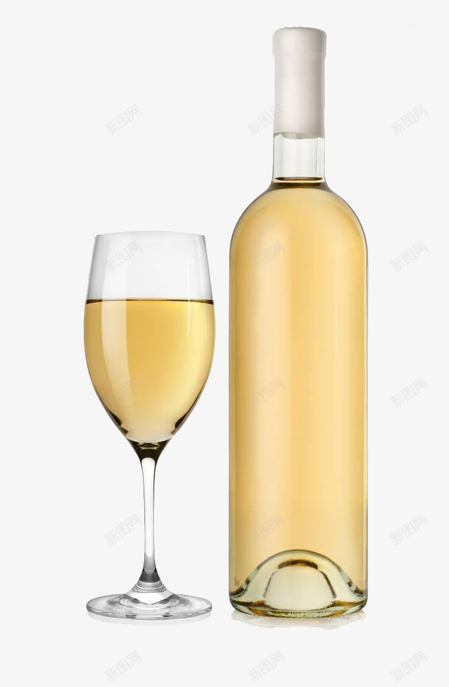 白葡萄酒与酒杯png免抠素材_新图网 https://ixintu.com 免抠 白葡萄 白葡萄酒 酒杯