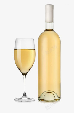 酒杯白葡萄酒白葡萄酒与酒杯高清图片