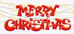 英文海报设计缤纷圣诞节快乐灯饰海报背景高清图片