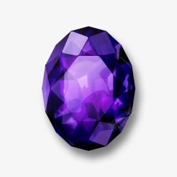 圆形紫色钻石素材