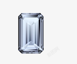 长方形钻石矢量图素材