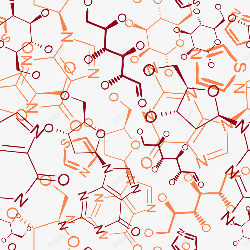 化学式背景矢量图eps免抠素材_新图网 https://ixintu.com 公式 分子 化学式 化学结构 矢量背景素材 结构 矢量图