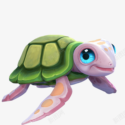 乌龟png免抠素材_新图网 https://ixintu.com 两栖动物 卡通手绘 海龟 龟壳