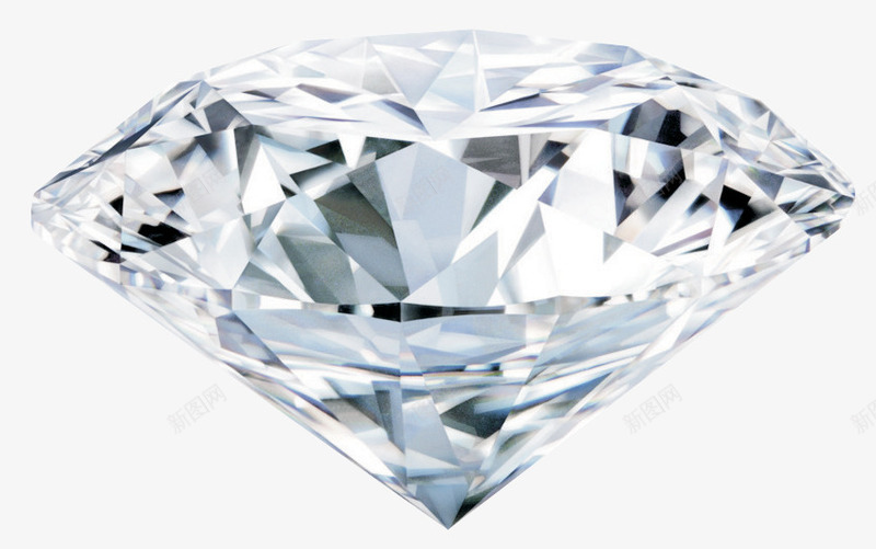 白色钻石png免抠素材_新图网 https://ixintu.com 装饰 钻石 银色 首饰
