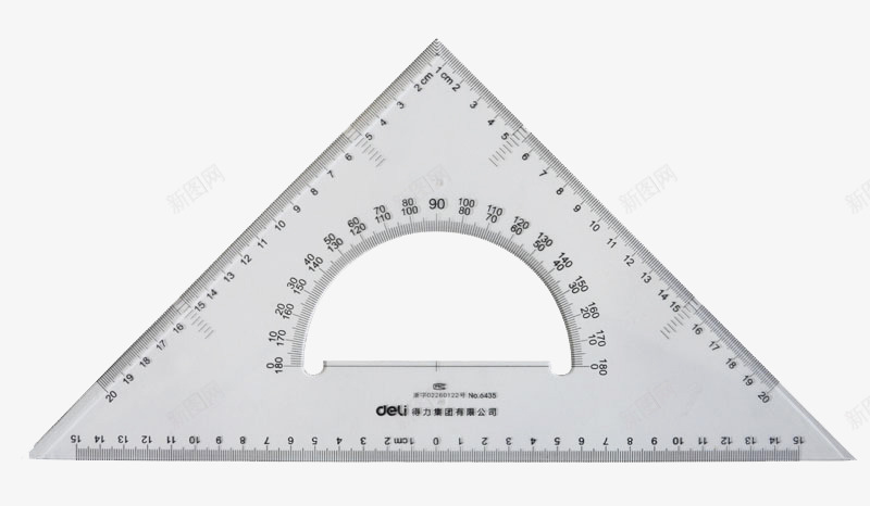 透明等角三角尺png免抠素材_新图网 https://ixintu.com 三角尺 刻度尺 实物 等角 透明