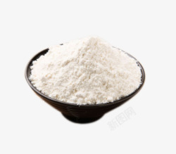 白面粉碗里的白面粉高清图片