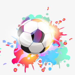 运动赛事手绘创意足球世界杯主题高清图片