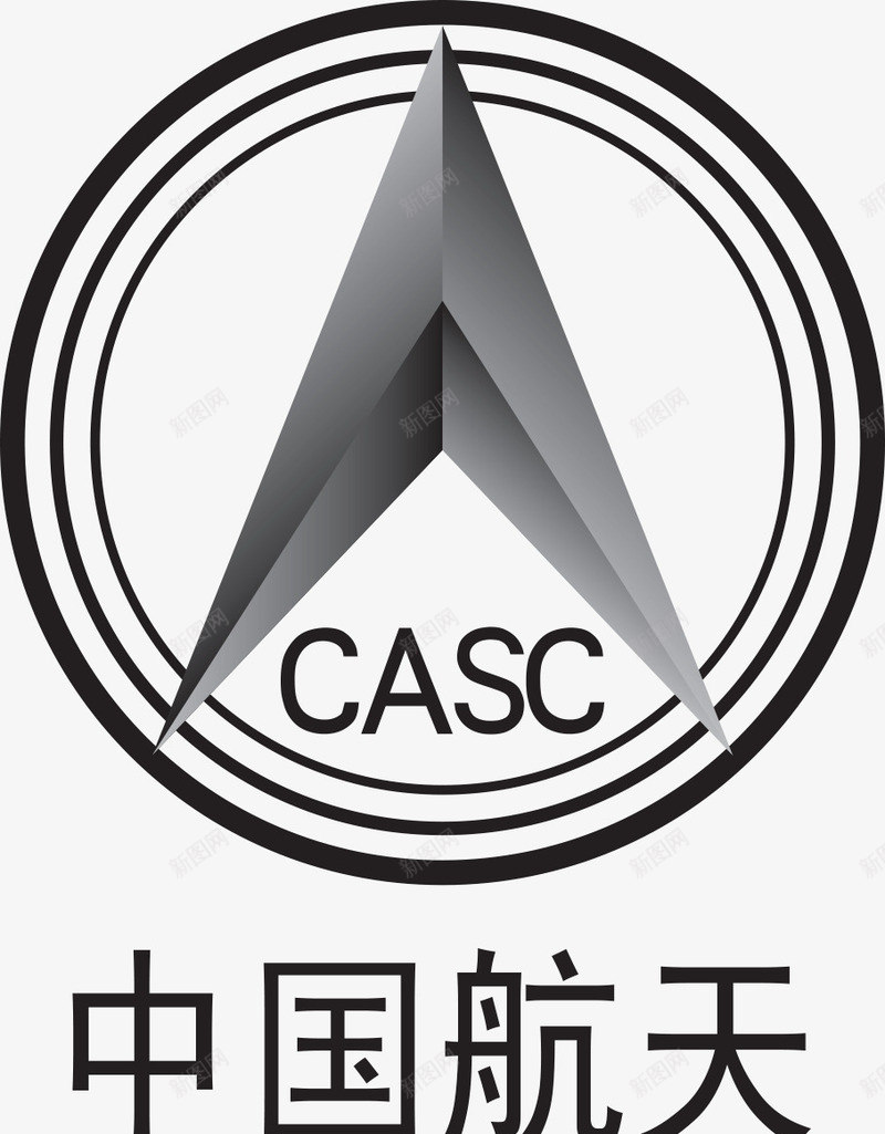 中国航天logo图标psd_新图网 https://ixintu.com logo设计 中国航天logo 企业logo标志 图标 标志 标识