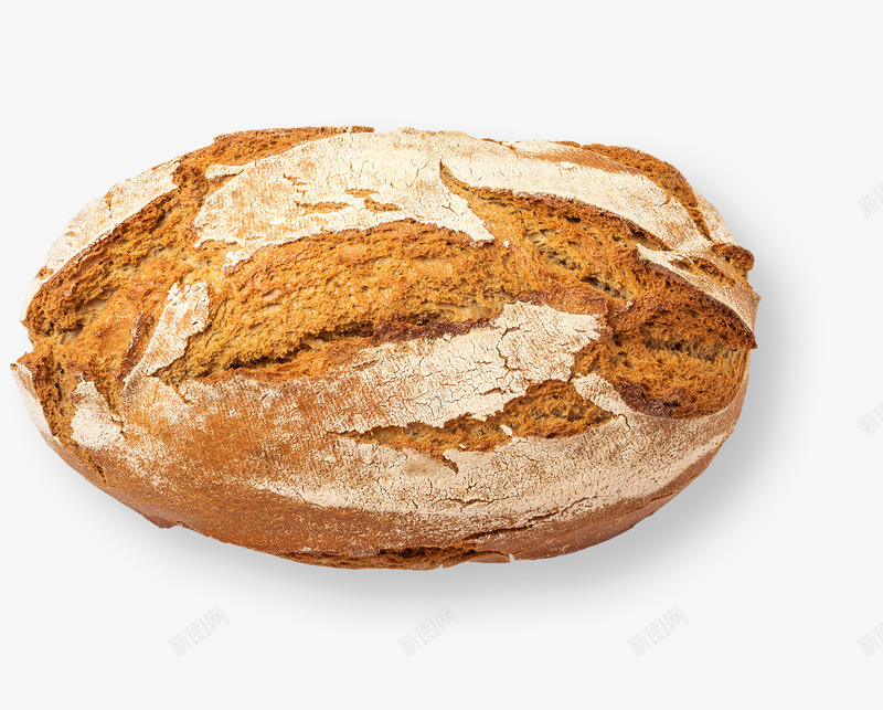 破碎的棕色面包实物psd免抠素材_新图网 https://ixintu.com 产品实物 棕色面包 白色粉末 白色面 粗粮 裂开 面包 面食