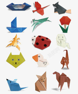折纸动物素材