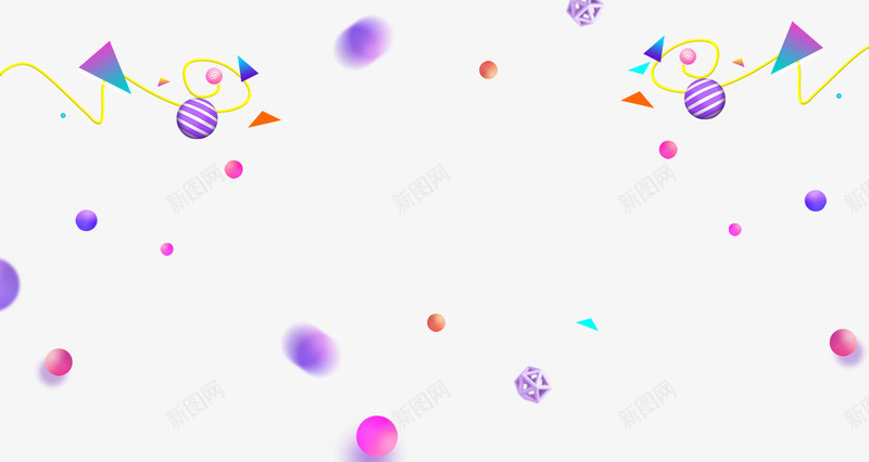 漂浮彩球元素png免抠素材_新图网 https://ixintu.com 618元素 活动 漂浮彩球 背景装饰