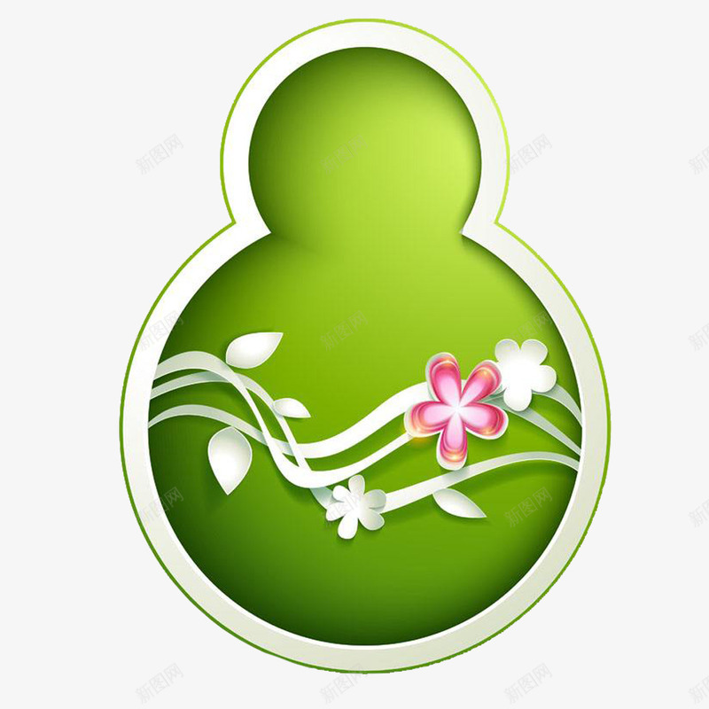绿色葫芦png免抠素材_新图网 https://ixintu.com 安全 熬药 绿色 药壶 葫芦