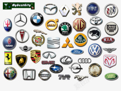 汽车识别品牌种类素材