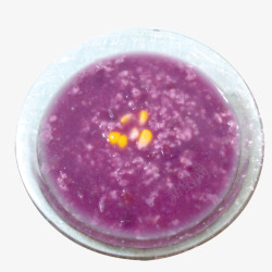 紫薯大米粥素材