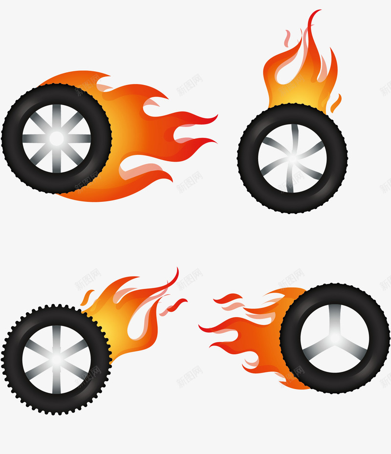 创新风火轮png免抠素材_新图网 https://ixintu.com 创新 卡通 火焰 设计 轮胎 风火轮