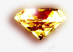 黄色创意钻石合成效果素材