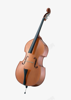 棕色大提琴素材