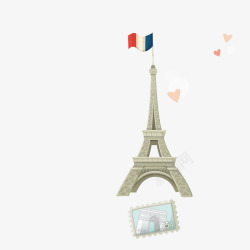 幸福的象征法国的标致矢量图高清图片