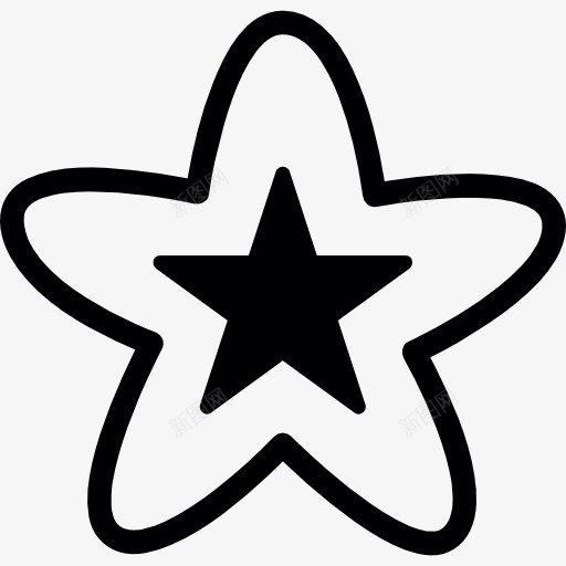 可爱的星星图标png_新图网 https://ixintu.com 5分 形状 星星 装修 装饰