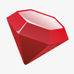桌游红色钻石素材