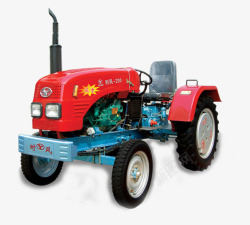 红色四轮农用拖拉机农用车高清图片