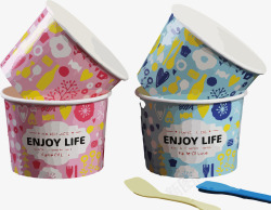 酸奶冰淇淋酸奶纸盒子矢量图高清图片