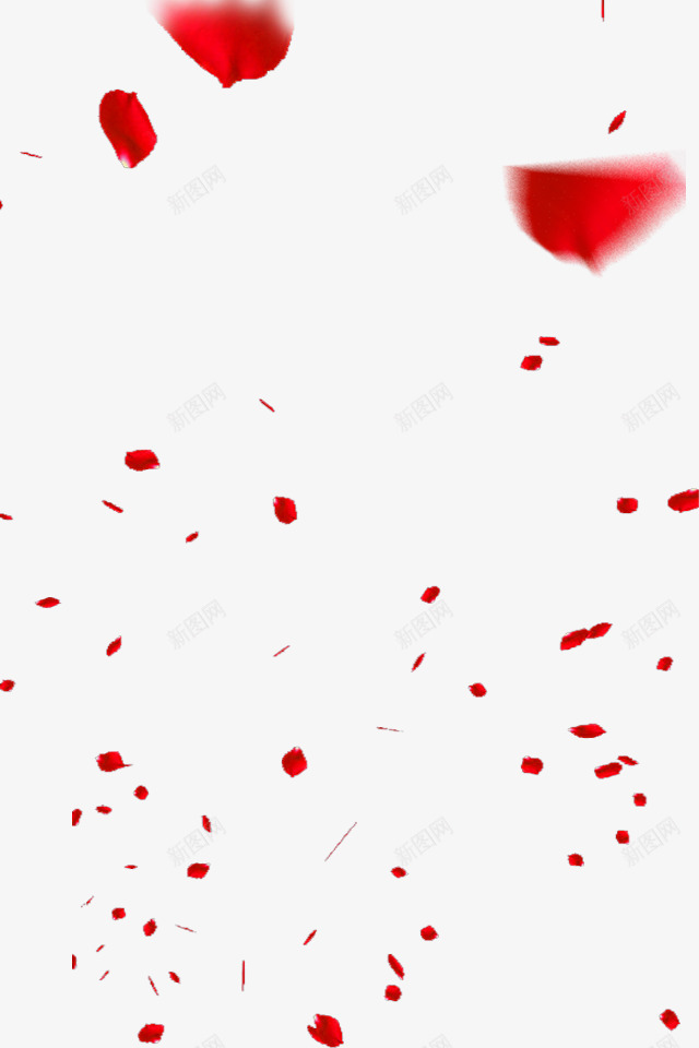 漂浮红色玫瑰花瓣png免抠素材_新图网 https://ixintu.com 一朵朵 洒落花瓣 漂浮素材 玫瑰花瓣 红色 背景装饰 花瓣 花飘落 鲜花元素