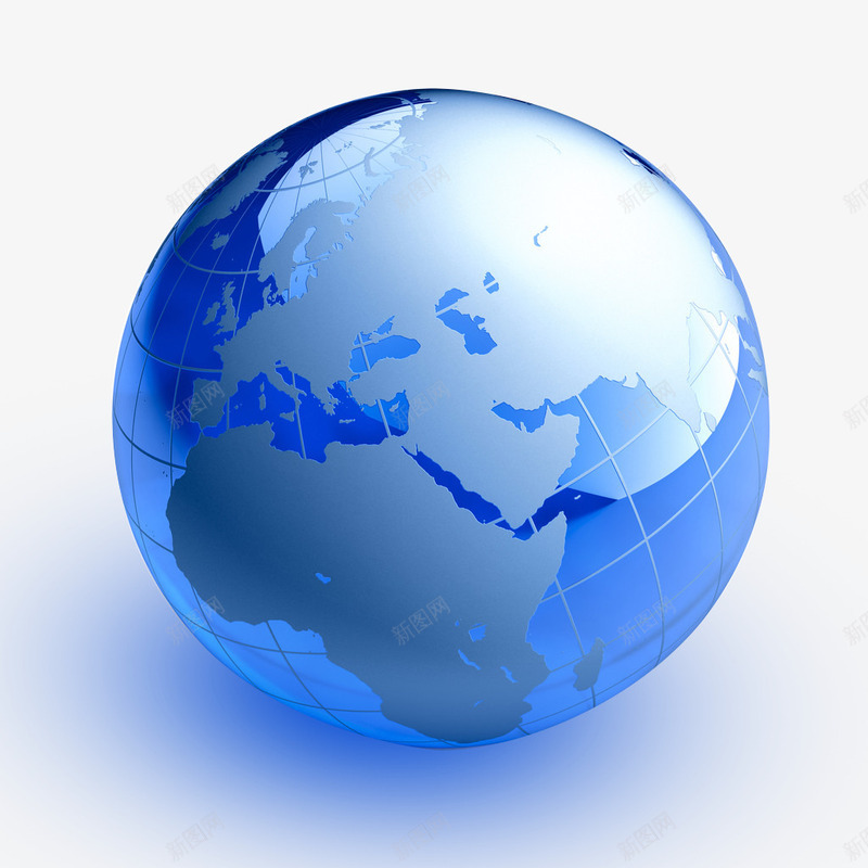 科技地球psd免抠素材_新图网 https://ixintu.com 世界地图实景 地球 地球投影 技术 投影 旅行 科技 蓝色