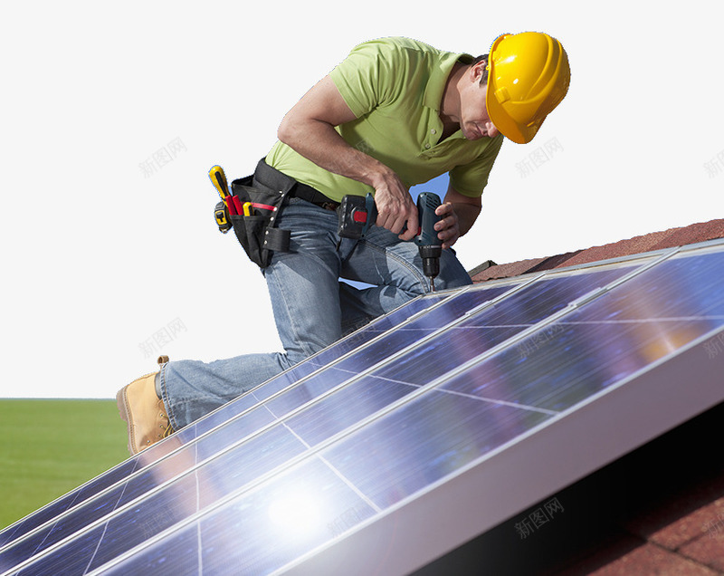 太阳能建筑png免抠素材_新图网 https://ixintu.com 土木工程 太阳能 建筑行业 施工