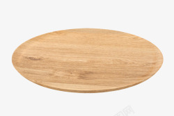 棕色木质纹理木圆盘实物素材