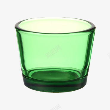 绿色透明玻璃杯子png免抠素材_新图网 https://ixintu.com 器皿 玻璃材质 绿色 茶具 透明的 餐具
