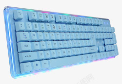 物理键盘蓝色键盘高清图片