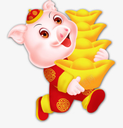 可爱的猪2019年猪年可爱猪动物高清图片
