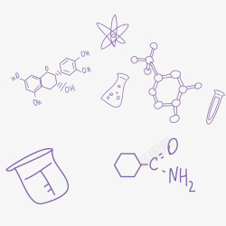 实验室用品实验用品插画矢量图高清图片