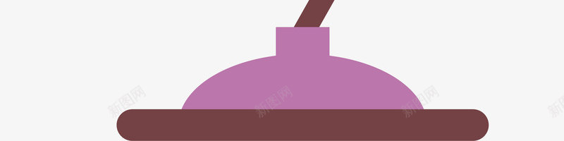 卡通紫色台灯摆设png免抠素材_新图网 https://ixintu.com 卡通 台灯 女生书房 学习用品 扁平化 摆设 紫色