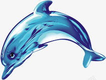 夏日蓝色海底动物鲸鱼素材