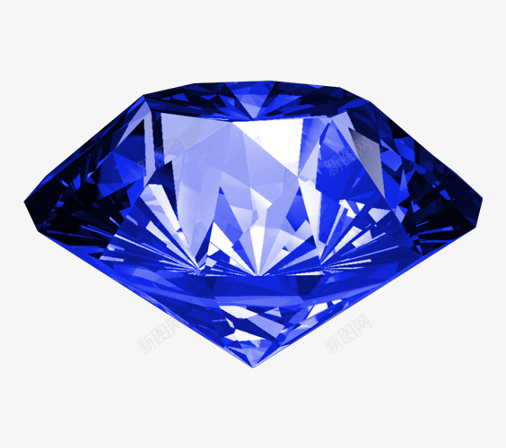 蓝钻石png免抠素材_新图网 https://ixintu.com png图片 侧面照 免抠素材 蓝钻石
