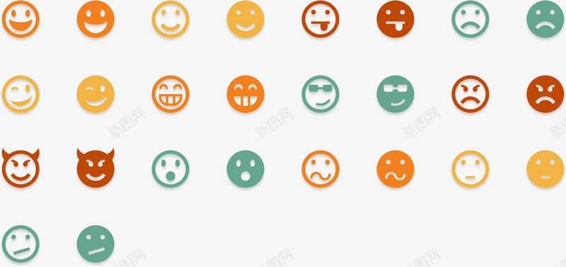 彩色小表情价格装饰元素png免抠素材_新图网 https://ixintu.com 价格符号 可爱 彩色 标签装饰 表情