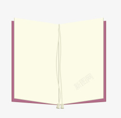 卡通扁平化书本长方形文本框矢量图素材